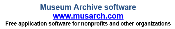 Museum Archive Software